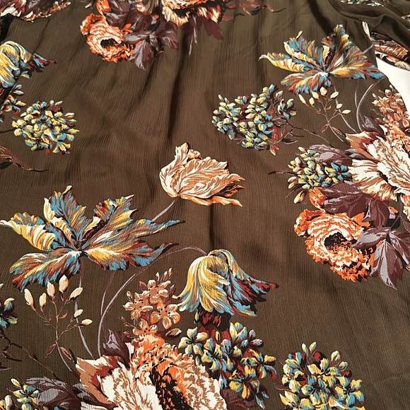 Umgee floral bell sleeve swing dress/tunic size small 🧡 - Picture 15 of 15